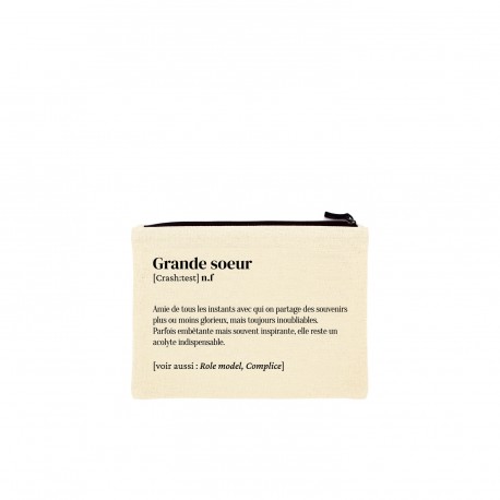 Trousse définition Grande soeur