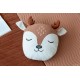 Coussin tête de biche en velours