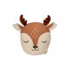 Coussin tête de biche en velours