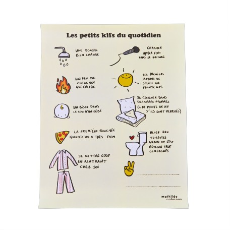 Poster Les petits kifs