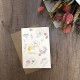 Carte et enveloppe Merci (églantine)