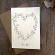 Carte et enveloppe Bonne fete