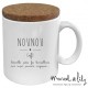 Mug avec couvercle - Nounou définition