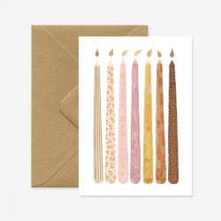 Carte Birthday Candles