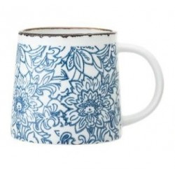 Tasse Molly - Fleurs sur fond blanc