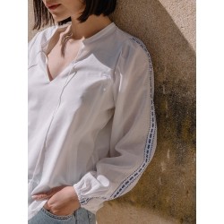 Blouse d'allaitement Pompon Taille L