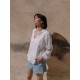 Blouse d'allaitement Pompon Taille L