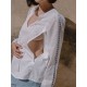 Blouse d'allaitement Pompon Taille L