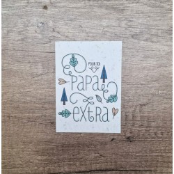 Carte à planter Papa extra
