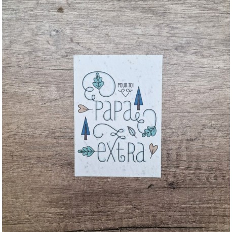 Carte à planter Papa extra