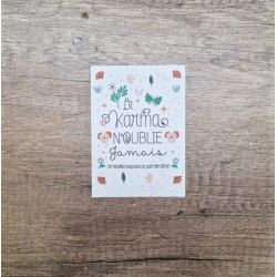 Carte à planter Karma