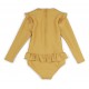 Maillot de bain à manches et volants Yellow mellow - 1/3 mois