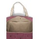 Sac à langer / de week-end violet petits coeurs noirs