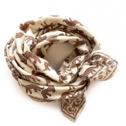 Foulard Latika Bengale - Latte