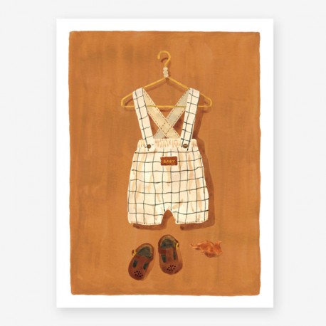 Affiche small Overall cream