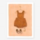 Affiche small Overall cognac