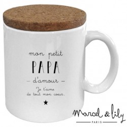 Mug avec couvercle Papa d'amour
