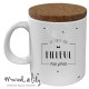 Mug avec couvercle Filleul trop génial