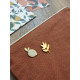 Pin's citron doré