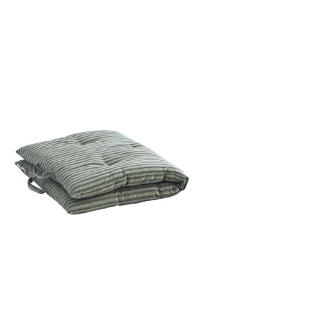 Matelas à rayures kaki - 60x100cm