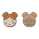 Lot de 2 anneaux de dentition - Doll sandy mix