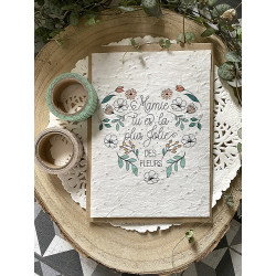 Carte à planter Mamie jolie