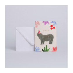 Carte Bear Happy birthday
