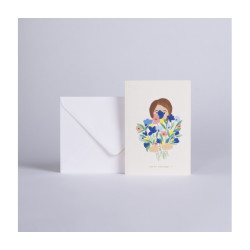 Carte Flowers Happy birthday