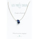 Collier fil doré Lapis lazuli