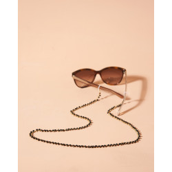 Chaîne de lunettes Sissi - Noir
