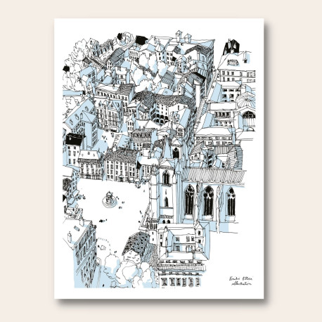 Affiche Vieux Lyon