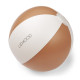 Ballon de plage rayé - Tuscany rose/Creme de la creme