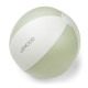 Ballon de plage rayé - Dusty mint/Creme de la creme
