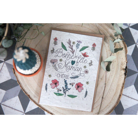 Carte à planter Bonne fête maman