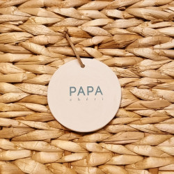 Médaillon Papa chéri blue