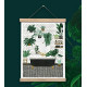 Suspensions en bois et lien cuir - large