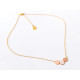 Collier Trio Poudre/rose rose/pêche SS22