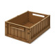 Boîte de rangement medium Weston - Golden caramel