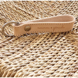 Porte-clé naturel Nounou géniale