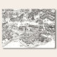 Poster à colorier XXL Villes de France