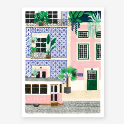 Affiche large - Lisboa
