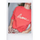 Sweat Bisou rouge - Taille XS