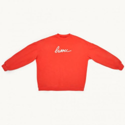Sweat Bisou rouge - Taille XS