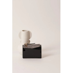 Porte-cartes Tom - Noir argent