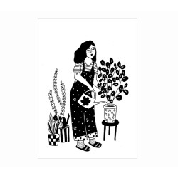 Affiche A4 Plant lover