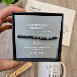 Bracelet veux tu être mon parrain ?
