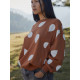 Sweat-shirt d'allaitement Raining milk Camel - Taille XL