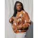 Sweat-shirt d'allaitement Raining milk Camel - Taille XL