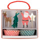 Kit cupcakes Noël pastel