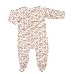 Combinaison avec pieds Californian poppy 3mois